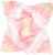 Ulla Popken Square Tie Dye Scarf Light Pink - Tilbehør - 