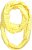 Ulla Popken Striped Infinity Scarf Lemon Yellow - Tilbehør - 