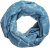 Ulla Popken Patterned Infinity Scarf Blue - Tilbehør - 