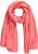 Ulla Popken Muslin Scarf Dark Coral - Tilbehør - 