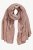 Ulla Popken Heather Knit Wool Blend Scarf Dark Pink - Tilbehør - 