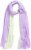 Ulla Popken Fringed Ombre Scarf Pistachio - Tilbehør - 