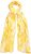 Ulla Popken Circle Print Scarf Yellow - Tilbehør - 