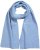 Ulla Popken Ribbed Knit Scarf Blue - Tilbehør - 