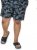 D555 DRAKE Slippers With Velcro Fastening Navy - Herresko 40-52 - 
