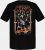 JP1880 KISS Retro Graphic Comfort Fit Band T-Shirt Black - T-skjorter - Store T-skjorter - 2XL-14XL