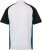JP1880 FLEXNAMIC® QuickDry Tennis Polo Black-White-Blue - Sportsklær & turklær - Sportsklær till herre i store størrelser