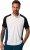 JP1880 FLEXNAMIC® QuickDry Tennis Polo Black-White-Blue - Sportsklær & turklær - Sportsklær till herre i store størrelser