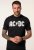 JP1880 AC/DC Classic Logo Band T-Shirt Black - T-skjorter - Store T-skjorter - 2XL-14XL