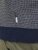 Jack & Jones Ceaston Knit Short Sleeve Sweater Grey/Blue - Gensere og hettegensere - Store hettegensere - 2XL-14XL
