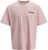 Jack & Jones Fold Crew Neck T-Shirt Tickled Pink - T-skjorter - Store T-skjorter - 2XL-14XL