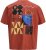 Jack & Jones Fold Crew Neck T-Shirt Red - T-skjorter - Store T-skjorter - 2XL-14XL