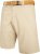 Kam Jeans 3402 Belted Dobby Weave Stretch Chino Shorts Beige - Shorts - Store shorts - W40-W60