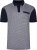Kam Jeans 5518 Smart Mini Geo-Print Polo Navy - Polo- & piqueskjorter - Poloskjorte i store størrelser - 2XL-8XL