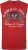 Kam Jeans 5763 Hawaii Surf Vest Sleeveless T-Shirt Washed Red - T-skjorter - Store T-skjorter - 2XL-14XL