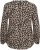 Kaffe Curve Mirta Tilly Bluse Leopardmønster - Bluser & tunikaer - 