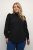 Kaffe Curve Ditta Smock Bluse Svart - Bluser & tunikaer - 
