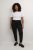 Kaffe Curve Leana Chinobukser 7/8 Svart - Jeans & Bukser i Store Størrelser – Plus Size - 