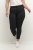 Kaffe Curve Leana Chinobukser 7/8 Svart - Jeans & Bukser i Store Størrelser – Plus Size - 
