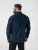 D555 Oliver Flekkavvisende Strykefri Stretchskjorte med Lange Ermer Marineblå - Skjorter - Store skjorter - 2XL-8XL