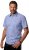 JP1880 Short Sleeve Check Print Traditional Shirt Blue - Skjorter - Store skjorter - 2XL-8XL