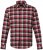 JP1880 Shirt Flannel Checked Long Sleeve Red TALL - HERREKLÆR MT-6XLT - Klær for høye menn
