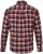 JP1880 Shirt Flannel Checked Long Sleeve Red TALL - HERREKLÆR MT-6XLT - Klær for høye menn