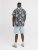 Jack & Jones Honolulu Short Sleeve Resort Shirt Black - Skjorter - Store skjorter - 2XL-8XL