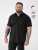 D555 Lucas Flekkavvisende Strykefri Stretchskjorte med Korte Ermer Svart - Skjorter - Store skjorter - 2XL-8XL