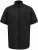 D555 Lucas Flekkavvisende Strykefri Stretchskjorte med Korte Ermer Svart - Skjorter - Store skjorter - 2XL-8XL