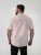 D555 Lucas Flekkavvisende Strykefri Stretchskjorte med Korte Ermer Rosa - Skjorter - Store skjorter - 2XL-8XL