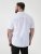 D555 Lucas Flekkavvisende Strykefri Stretchskjorte med Korte Ermer Hvit - Skjorter - Store skjorter - 2XL-8XL