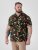 D555 Gordon Hawaiian AOP Cuvan Collar Resort Short Sleeve Black - Skjorter - Store skjorter - 2XL-8XL