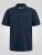 D555 Connor Stretch Cuban Collar Resort Short Sleeve Shirt Navy - Skjorter - Store skjorter - 2XL-8XL
