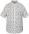North Latitude 61111 Kortermet Linskjorte med Print Hvit - Skjorter - Store skjorter - 2XL-8XL