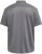 North Latitude 61116 Melert Kortermet Pikétrøye Grå - Polo- & piqueskjorter - Poloskjorte i store størrelser - 2XL-8XL