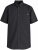 Motley Denim Zagreb Kortermet Skjorte Mørkegrå - Skjorter - Store skjorter - 2XL-8XL