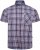 Kam Jeans 6339 Checked Short Sleeve Shirt Blue - Skjorter - Store skjorter - 2XL-8XL