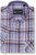 Kam Jeans 6339 Checked Short Sleeve Shirt Blue - Skjorter - Store skjorter - 2XL-8XL