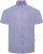 Kam Jeans 6340 Linen Mix Short Sleeve Shirt Blue - Skjorter - Store skjorter - 2XL-8XL