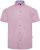 Kam Jeans 6340 Linen Mix Short Sleeve Shirt Pink - Skjorter - Store skjorter - 2XL-8XL