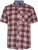 Kam Jeans 6368 Checked Short Sleeve Shirt Red - Skjorter - Store skjorter - 2XL-8XL