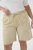 Kaffe Curve Nana Stripete shorts Chincilla/Hvit stripete - Jeans & Bukser i Store Størrelser – Plus Size - 
