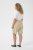 Kaffe Curve Nana Stripete shorts Chincilla/Hvit stripete - Jeans & Bukser i Store Størrelser – Plus Size - 