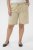 Kaffe Curve Nana Stripete shorts Chincilla/Hvit stripete - Jeans & Bukser i Store Størrelser – Plus Size - 