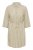 Kaffe Curve Milla Short Shirt Dress Chinchilla/Chalk Stripe - Minikjoler - 