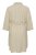 Kaffe Curve Milla Short Shirt Dress Chinchilla/Chalk Stripe - Minikjoler - 