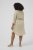 Kaffe Curve Milla Short Shirt Dress Chinchilla/Chalk Stripe - Minikjoler - 