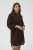 Kaffe Curve Mille Short Shirt Dress Black Coffee Brown - Minikjoler - 