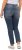 Ulla Popken Distressed Stretch Fit Sarah Jeans Blue Denim - Jeans & Bukser i Store Størrelser – Plus Size - Jeans og bukser, EU 42-70